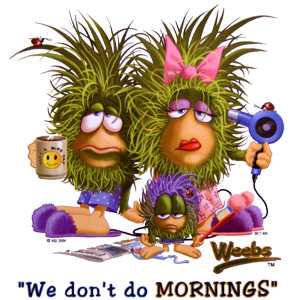 Колючки: We don't do mornings